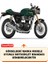 Triumph Thruxton 900 Arka Çanta Uyumlu (Gri) Motorsiket Brandası Motor Örtüsü Çadır Su Geçirmez Motosiklet Kılıfı Motor Brandası 2