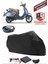 Aprilia Mojito 125 Custom Siyah Arka Çanta Uyumlu Motorsiket Brandası Motor Örtüsü Çadır Su Geçirmez Motosiklet Kılıfı Motor Brandası 1