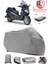 Piaggio X9 500 Gri Motorsiket Brandası Motor Örtüsü Çadır Su Geçirmez Motosiklet Kılıfı Motor Brandası 1