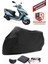 Arora Freedom 50 Siyah Motorsiket Brandası Motor Örtüsü Çadır Su Geçirmez Motosiklet Kılıfı Motor Brandası 1
