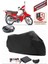 Falcon Magic 50 Siyah Arka Çanta Uyumlu Motorsiket Brandası Motor Örtüsü Çadır Su Geçirmez Motosiklet Kılıfı Motor Brandası 1