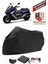 Sym Maxi 400I Abs Siyah Motorsiket Brandası Motor Örtüsü Çadır Su Geçirmez Motosiklet Kılıfı Motor Brandası 1