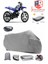 Yamaha Pw 50 Arka Çanta Uyumlu (Gri) Motorsiket Brandası Motor Örtüsü Çadır Su Geçirmez Motosiklet Kılıfı Motor Brandası 1