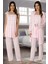 Dantel Detaylı Askılı Pijama Sabahlık Takımı 1
