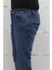 Denim Cartel Fistan Store Erkek Mavi Yüksek Bel Rahat Kesim Boru Paça Jean Pantolon 3