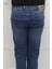 Denim Cartel Fistan Store Erkek Mavi Yüksek Bel Rahat Kesim Boru Paça Jean Pantolon 5