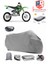 Kawasaki Kx 85 Arka Çanta Uyumlu (Gri) Motorsiket Brandası Motor Örtüsü Çadır Su Geçirmez Motosiklet Kılıfı Motor Brandası 1