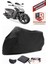 Kymco Agility 150 Siyah Motorsiket Brandası Motor Örtüsü Çadır Su Geçirmez Motosiklet Kılıfı Motor Brandası 1