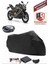 Qj SRK400 Rr Siyah Arka Çanta Uyumlu Motorsiket Brandası Motor Örtüsü Çadır Su Geçirmez Motosiklet Kılıfı Motor Brandası 1