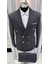 Erkek Kruvaze Slim Fit Takım Elbise 1