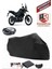 Suzuki V-Strom 1050 De Siyah Arka Çanta Uyumlu Motorsiket Brandası Motor Örtüsü Çadır Su Geçirmez Motosiklet Kılıfı Motor Brandası 1