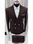 Erkek Kruvaze Slim Fit Takım Elbise 1