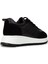 Kadın Hakiki Süet Siyah Spor Ayakkabı - N0915ZSYHC01 2