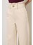 Bej %100 Pamuklu Bel ve Cep Detaylı Rahat Kalıp Pantolon 7