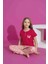 Kız Çocuk Kelebek Desenli Pijama Takımı – Pamuklu Yazlık Model 2969 3