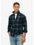 Normal Siyah - Mavi Erkek Gömlek M4010727AB8K_L/S Cotton Lumberjack 1