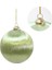 Yılbaşı Topu – Ipek Iplik Sarılı Çam Ağacı Süsü Yağ Yeşili 10 cm 2