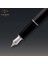 Mat Siyah Krom Tasarımlı Dolma, Orta Kalınlıkta Uç, Mavi Mürekkep 2