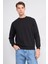 Mareteks 9507 Js Sıyah Erkek 0 Yaka Enj Baskı 3 Iplık Sweatshırt 1