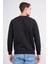 Mareteks 9507 Js Sıyah Erkek 0 Yaka Enj Baskı 3 Iplık Sweatshırt 3
