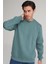 Çetinkaya Mentality 3036 3 Ip Bisiklet Yaka Maviyeşil Sweatshirt 1