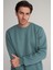 Çetinkaya Mentality 3036 3 Ip Bisiklet Yaka Maviyeşil Sweatshirt 3
