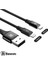 Baseus Rapid Series 2in1 Iphone+ Micro USB 3.0A USB Kablo Şarj 120CM-(5775) - M238R601-K13238 2