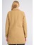 Çetinkaya Fithit 5320 Kadın Loose Fit Kaşe Kaban Camel 6