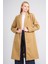 Çetinkaya Fithit 5319 Kadın Loose Fit Kaşe Kaban Camel 2