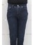 Fistan Store Erkek Lacivert Normal Bel Dar Kesim Boru Paça Jean Pantolon 2