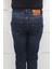 Fistan Store Erkek Lacivert Normal Bel Dar Kesim Boru Paça Jean Pantolon 5