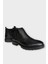 Hakiki Deri Yanı Lastikli Kaydırmaz Kauçuk Taban Erkek Bot Siyah 2