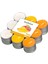 Kokulu Tealight Mum, Mango Kokulu, Karışık Renkli, 18'li Paket, 4 Saatlik Uzun Yanma Süresi - Ev Mumu - Iç Dekorasyon - Özler - Vegan Içerir - Yağı Içermez 1