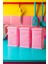 Akrilik Soft Pembe Şeker Kahve Çay Kavanozu 500 ml (Vakum Kapak ) 3