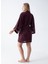 Bordo Kadın Sabahlık 50VIV10418 4