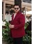 Erkek Slim Fit Penye Kumaş Kruvaze Ceket 2