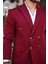 Erkek Slim Fit Penye Kumaş Kruvaze Ceket 3