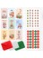 20 Parça Yılbaşı Kartpostal, Zarf ve Sticker Seti (9 Adet Kartpostal, 9 Adet Zarf, 2 Sayfa Sticker) 1
