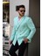 Erkek Slim Fit Penye Kumaş Kruvaze Ceket 1