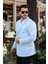 Erkek Slim Fit Penye Kumaş Kruvaze Ceket 2