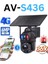 AV-S436 4g Solar Güneş Enerjili 6mp 36X Optikal Zoom Siren ve Sesli Uyarı 50 Metre Gece Görüş Mesafesi Ip Ptz Kamerası 2