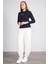 K26 24K114 Lacı Kadın Regular Fıt O Yaka 2 Ip Sweat 4