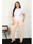 Kadın Pamuklu Büyük Beden Alt Pijama NSL0068 1