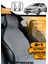 Honda Civic Uyumlu Siyah Kilim Tipi Terletmez Koltuk Kılıfı 2+1 Ultra Konfor Seti 1