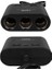 1653 12-24V Çift USB + Type-C Girişli 100W 70CM Kablolu 3'lü Araç Çakmak Çoklayıcı 4