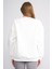 Çetinkaya Fithit 8600 Kadın Bisiklet Yaka 3 Iplik Oversize Baskılı Sweatshirt Krem 6