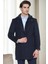 PLT9376 Dewberry Erkek Palto-Lacivert 1