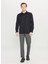 Tailored Fit Italyan Yaka Siyah Erkek Gömlek ACE020261600_SYH 2