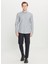Slim Fit Düğmeli Yaka Gri Erkek Gömlek ACE020261321_GRI 2