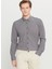 Slim Fit Düğmeli Yaka Gri Erkek Gömlek ACE020261468_GRI 1